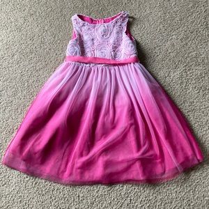 UGC GIRLS KIDS DREAM PINK TULLE FORMAL DRESS